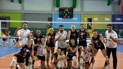 Hatay Voleybol Spor Kulübü, Toros Üniversitesi Volgem’i deplasmanda yenerek galibiyet