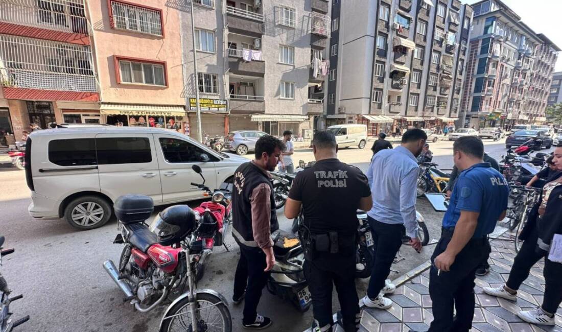 Emniyet ekipleri motosiklet tamircilerini mercek altına aldı Hatay Emniyet Müdürlüğü ekipleri, 27 Ekim 2025 tarihinde İskenderun genelinde