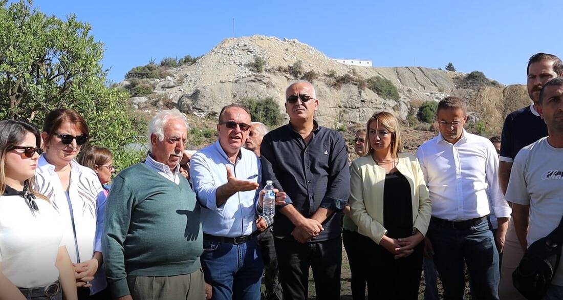 Hatay’ın Samandağ ilçesinde TOKİ’nin 5. Etap konut projesi için acele