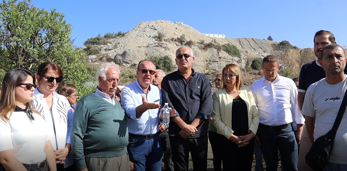 Hatay’ın Samandağ ilçesinde TOKİ’nin 5. Etap konut projesi için acele