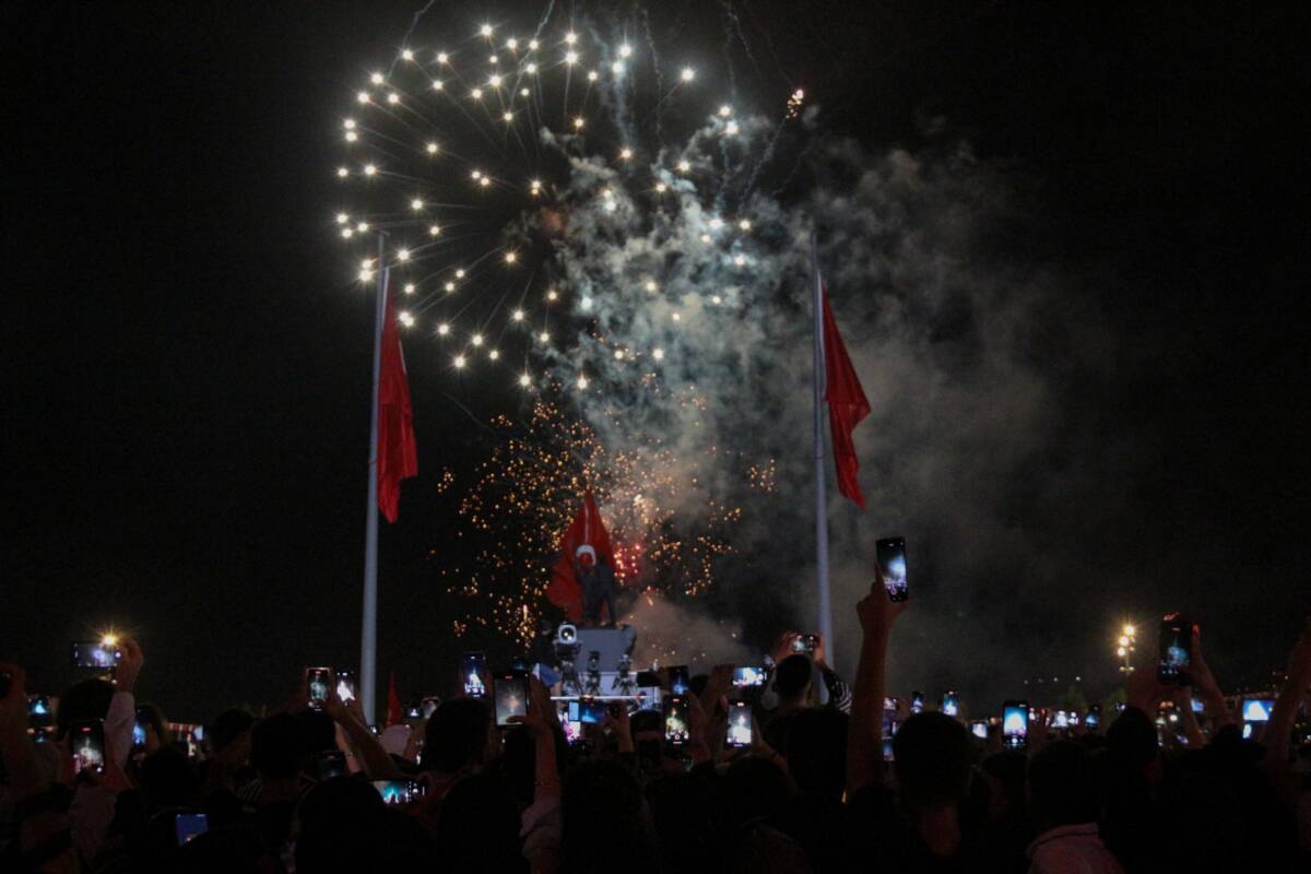Hatay’ın İskenderun ilçesinde 29 Ekim Cumhuriyet Bayramı dolayısıyla düzenlenen Cumhuriyet