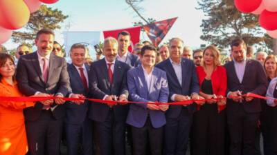 Hatay’ın Arsuz ilçesinde yapımı tamamlanan Diba Park, düzenlenen törenle vatandaşların