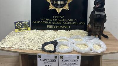 Hatay Emniyeti, uyuşturucu imal ve ticaretine yönelik operasyonunda Reyhanlı’da 10