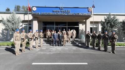 Hatay Valisi Mustafa Masatlı, 30 Ekim Perşembe günü Hatay Jandarma