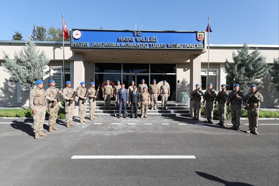 Vali, Komando Tugayı’na ziyarette bulundu Hatay Valisi Mustafa Masatlı, 30 Ekim Perşembe günü Hatay Jandarma