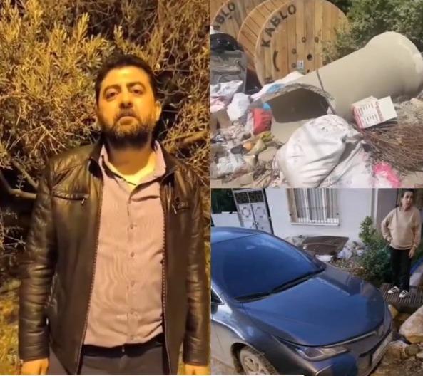 Defne ilçesi Yeşilpınar Mahallesi 5591. Sokak’ta yaşayan vatandaşlar, adeta kaderine