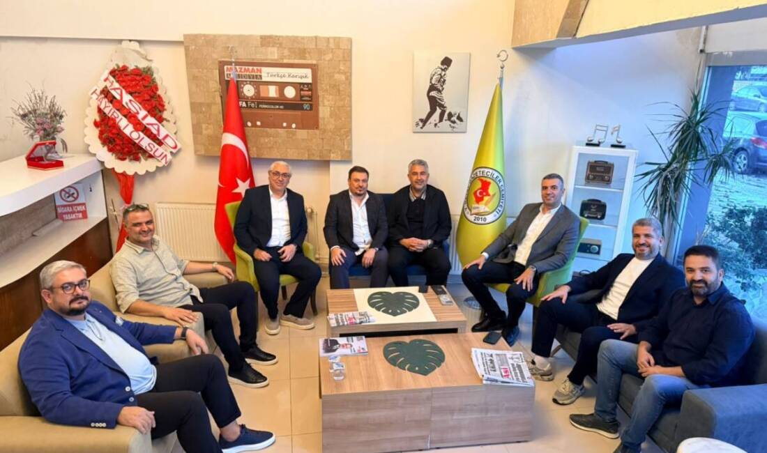 Hataylı İş İnsanlarından HGC’ye Hayırlı Olsun Ziyareti Hataylı iş insanları, yeniden Hatay Gazeteciler Cemiyeti (HGC) Başkanlığına seçilen