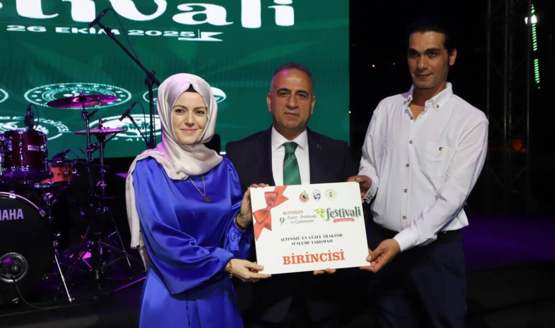 Hatay’ın Altınözü ilçesinde düzenlenen 9. Altınözü Zeytin, Zeytinyağı ve Gastronomi