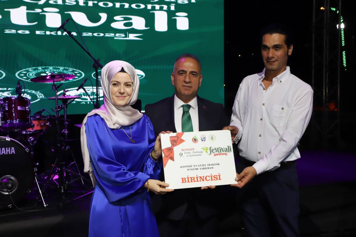 Hatay’ın Altınözü ilçesinde düzenlenen 9. Altınözü Zeytin, Zeytinyağı ve Gastronomi