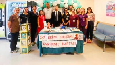 Hatay Mustafa Kemal Üniversitesi (MKÜ) Hastanesi, 1–7 Ekim Emzirme Haftası