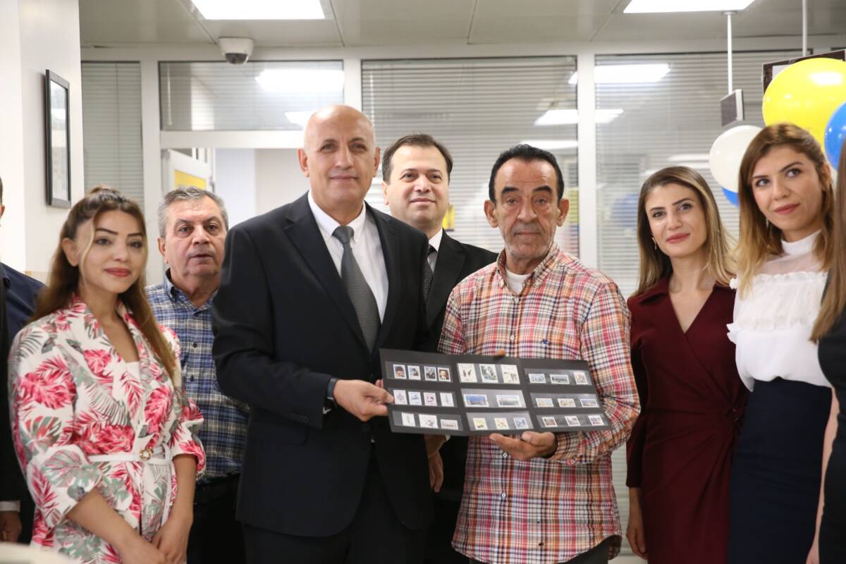 Hatay’da, PTT’nin 185. kuruluş yıl dönümü kapsamında İskenderun Çarşı Şubesi’nde