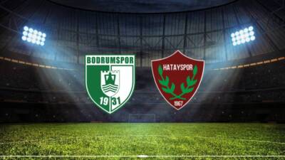 Trendyol 1. Lig’in lideri Bodrumspor, sahasında konuk ettiği Hatayspor karşısında
