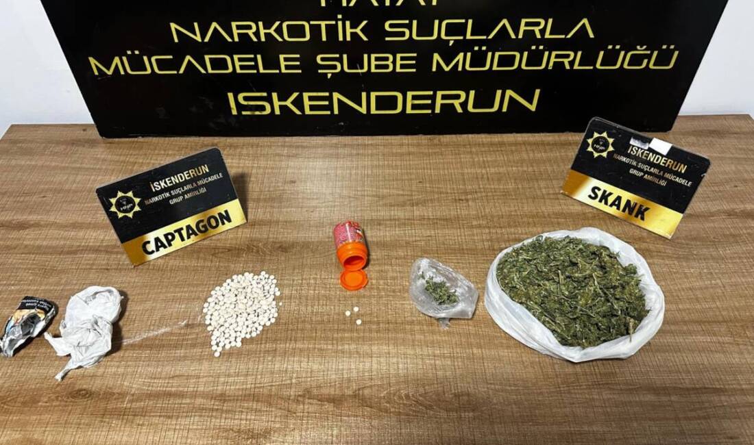   Hatay Emniyet Müdürlüğü ekipleri, uyuşturucu imal ve ticaretine yönelik