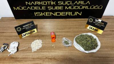   Hatay Emniyet Müdürlüğü ekipleri, uyuşturucu imal ve ticaretine yönelik