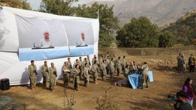   Bölücü terör örgütü PKK, Kandil’de düzenlediği basın toplantısında Türkiye’deki