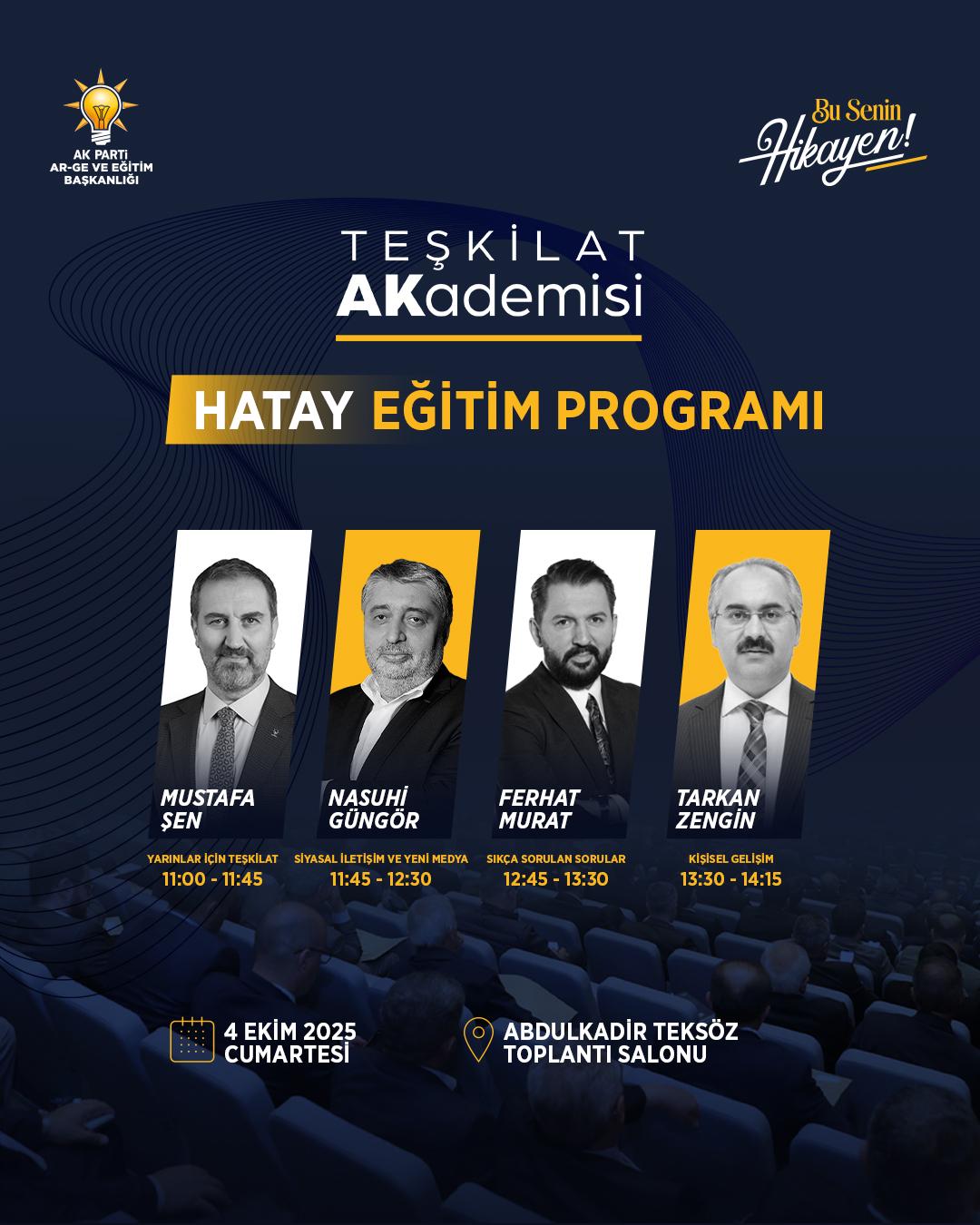 AK Parti AR-GE ve Eğitim Başkanlığı tarafından düzenlenen “Bu Senin