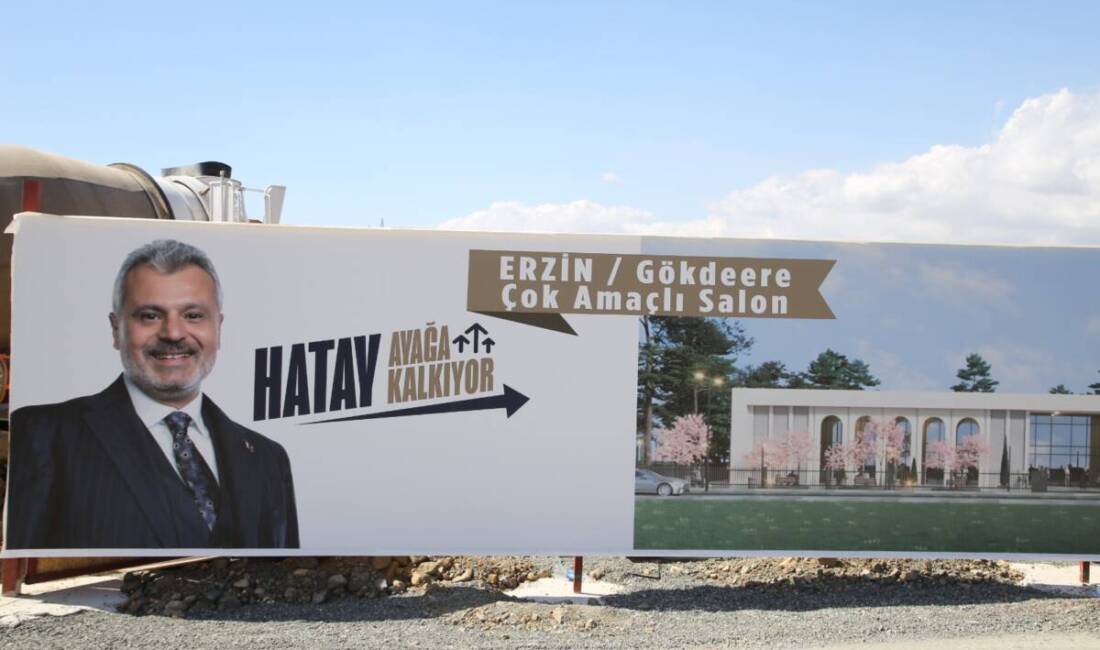 HBB’den Erzin’e Sosyal Alan Hamlesi Hatay Büyükşehir Belediyesi (HBB), “Hatay Ayağa Kalkıyor” ilkesiyle sosyal ve