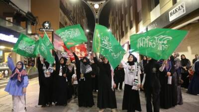 Hatay’da, Küresel Sumud Filosu’na yönelik İsrail saldırıları protesto edildi. Katılımcılar,