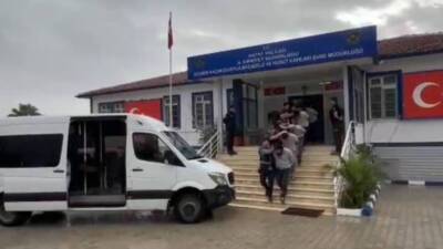 Hatay Cumhuriyet Başsavcılığı koordinesinde yürütülen Göçmen Kaçakçılığı soruşturması kapsamında yapılan
