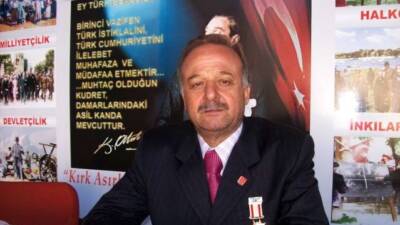 Türkiye Muharip Gaziler Derneği Hatay Şube Başkanı Mehmet Ramiz Bakır,