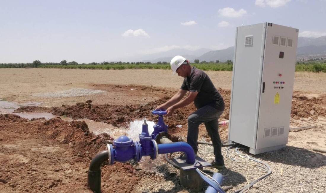 HATSU’dan sürdürülebilir su adımı Hatay Büyükşehir Belediyesi (HBB), içme suyu altyapısını güçlendirmek ve su