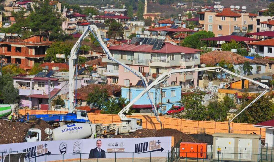 Hatay Büyükşehir Belediyesi (HBB), “Hatay Ayağa Kalkıyor” sloganıyla vizyon projelerini