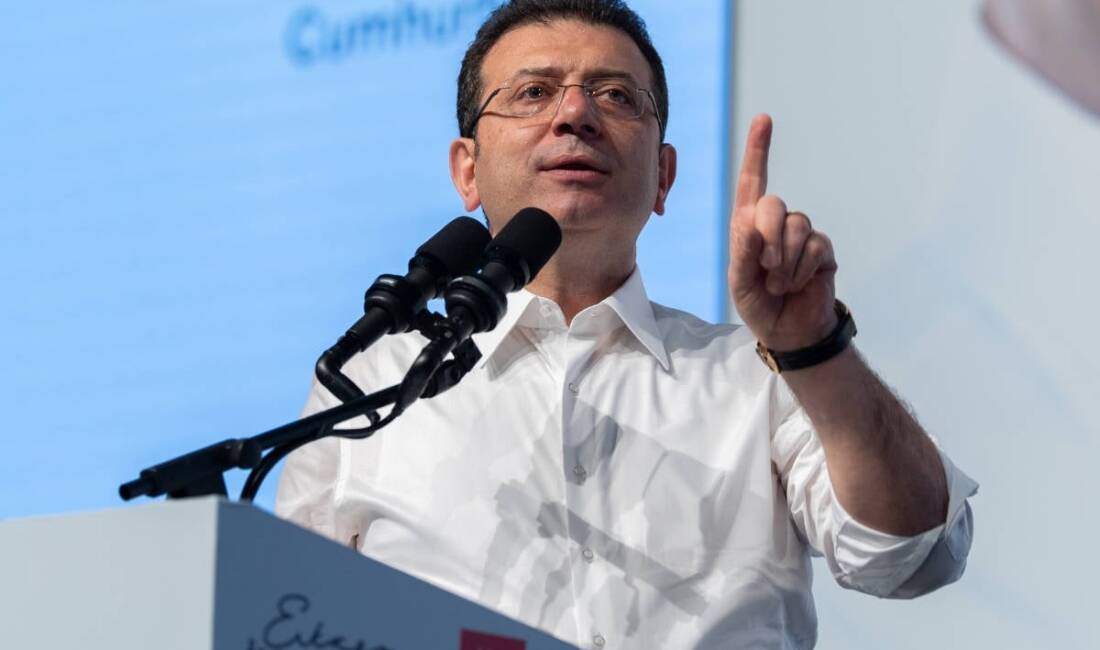   Hapiste bulunan İstanbul Büyükşehir Belediye (İBB) Başkanı Ekrem İmamoğlu,