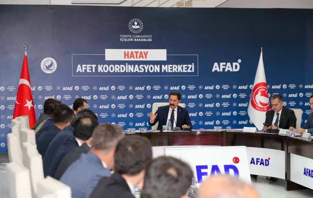 Hatay Valiliği tarafından yapılan açıklamaya göre, Vali Mustafa Masatlı başkanlığında