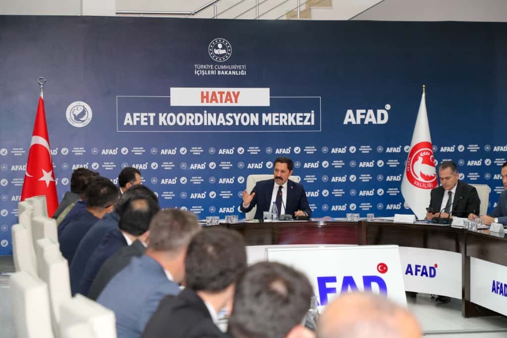 Hatay Valiliği tarafından yapılan açıklamaya göre, Vali Mustafa Masatlı başkanlığında