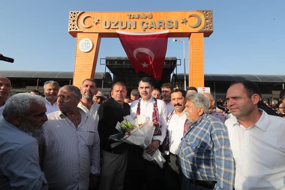 Bakan Murat Kurum, Uzun Çarşı’da Esnafla Buluştu Çevre, Şehircilik ve