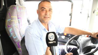 HBB Ulaşım Dairesi Başkanlığı’na bağlı halk otobüsü şoförü Ümit Tosun,
