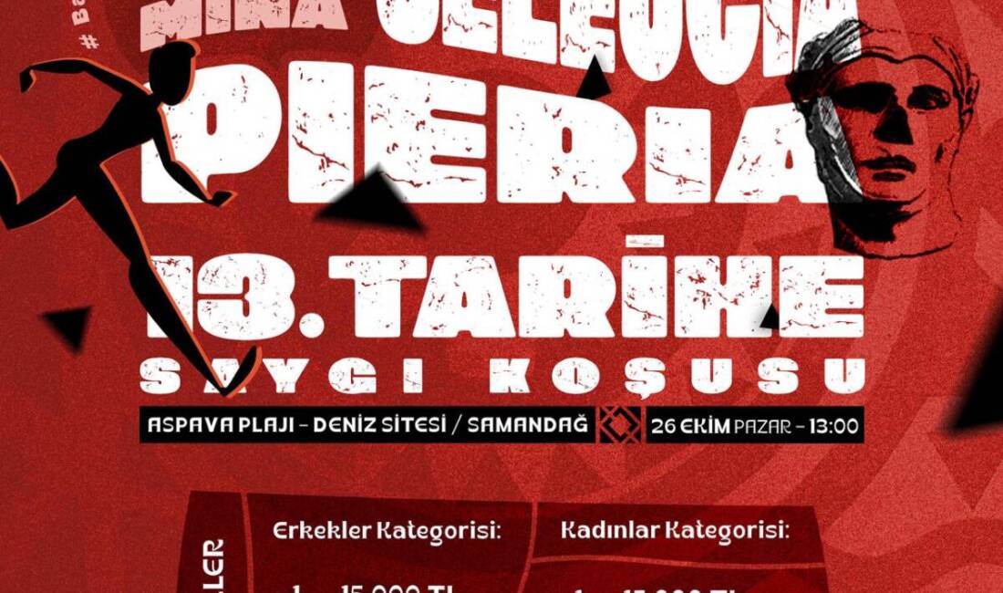 Samandağ’da 13. Tarihe Saygı Koşusu Düzenleniyor Ayhan Kara Vakfı, Cumhuriyet Bayramı kutlamaları kapsamında geleneksel hale gelen