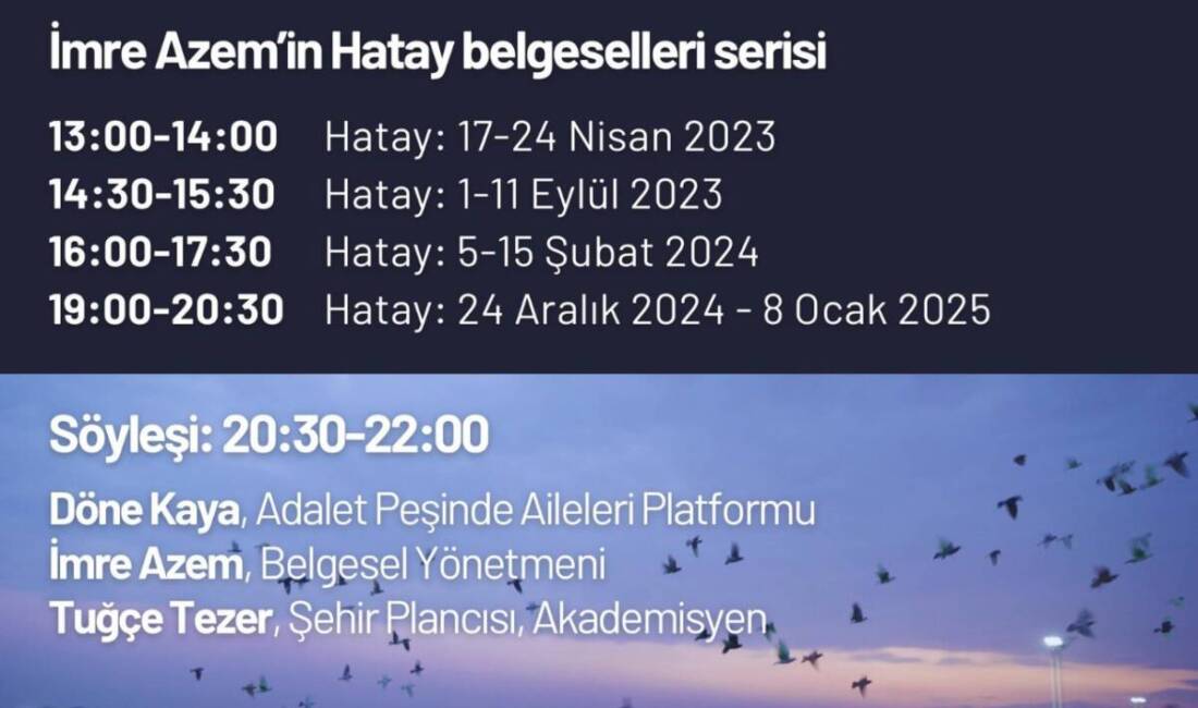 6 Şubat 2023 depremlerinin etkilerini ve adalet arayışını gündeme taşımak