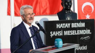 Samandağ CHP, tutuklu eski Nilüfer Belediye Başkanı Turgay Erdem’in cezaevinde