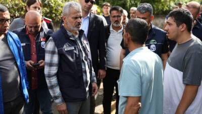 Hatay’da etkili olan sağanak yağışların ardından oluşan sel nedeniyle zarar
