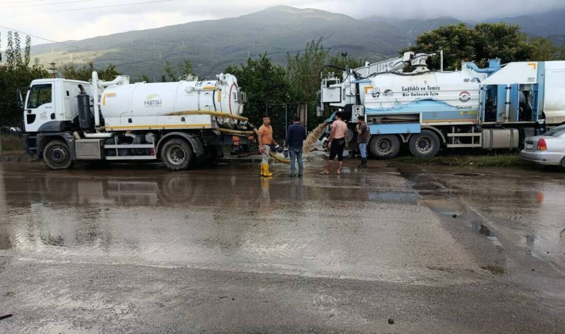 Hatay Büyükşehir Belediyesi (HBB), 20 Ekim 2025 sabahından itibaren etkisini