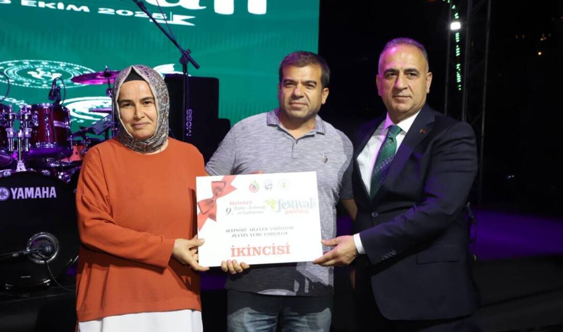 Hatay’ın Altınözü ilçesinde düzenlenen 9. Altınözü Zeytin, Zeytinyağı ve Gastronomi