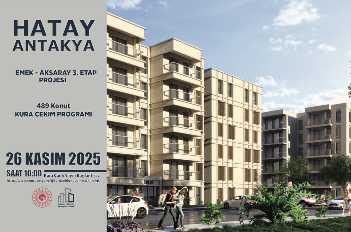 Antakya’da deprem sonrası inşa edilen kalıcı konutlarda hak sahipliği sürecinde