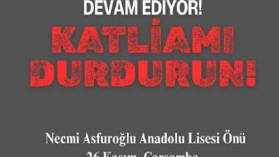 Antakya Emek ve Demokrasi Platformu, Suriye’de sürdüğü belirtilen Alevi katliamına