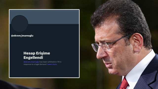 İBB Başkanı ve Cumhurbaşkanı adayı Ekrem İmamoğlu’nun erişime kapatılan kişisel