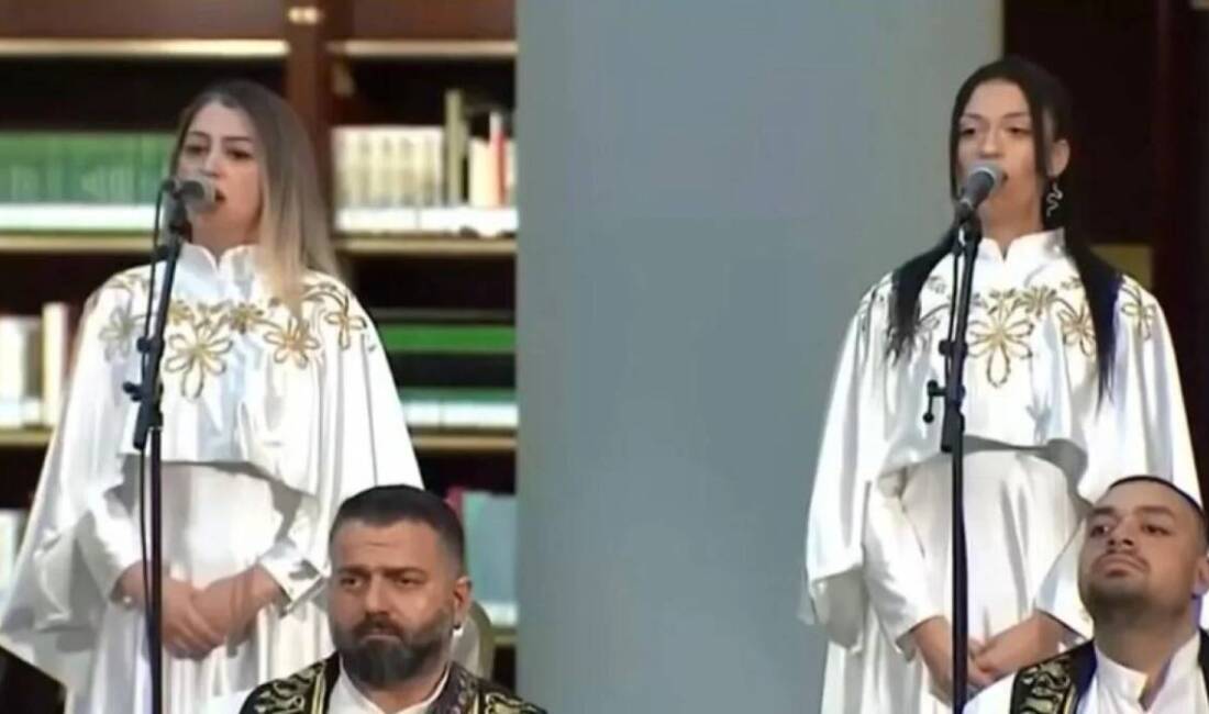 Antakya Medeniyetler Korosu, Papa 14. Leo’nun Türkiye ziyaretinde Cumhurbaşkanlığı Külliyesi’nde