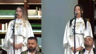 Antakya Medeniyetler Korosu, Papa 14. Leo’nun Türkiye ziyaretinde Cumhurbaşkanlığı Külliyesi’nde