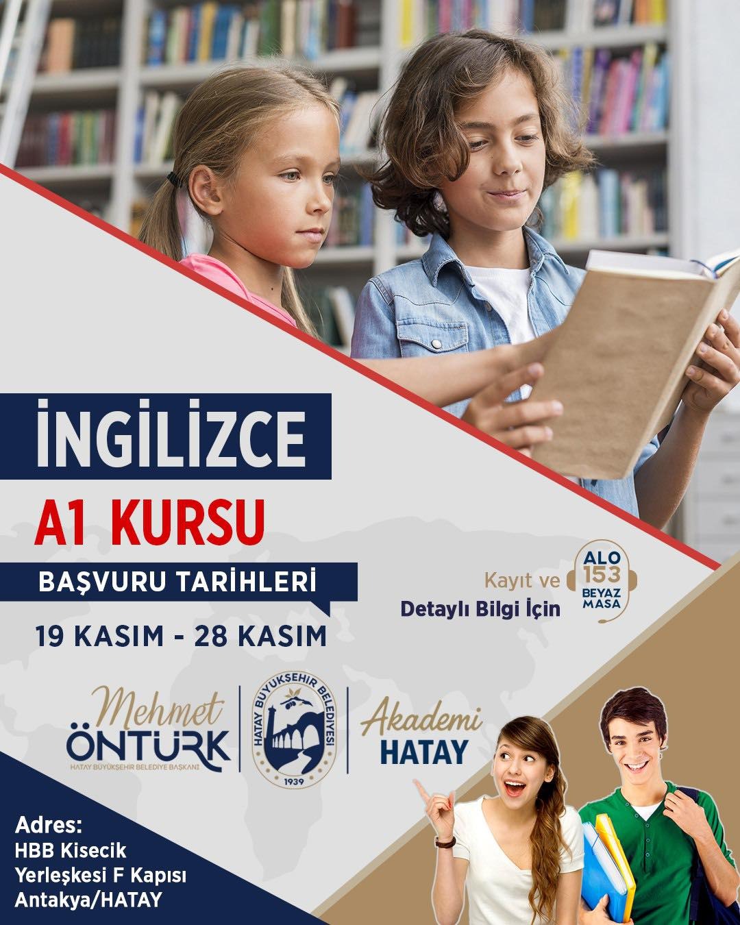 Hatay Büyükşehir Belediyesi, vatandaşların yabancı dil becerilerini geliştirmelerine katkı sağlamak
