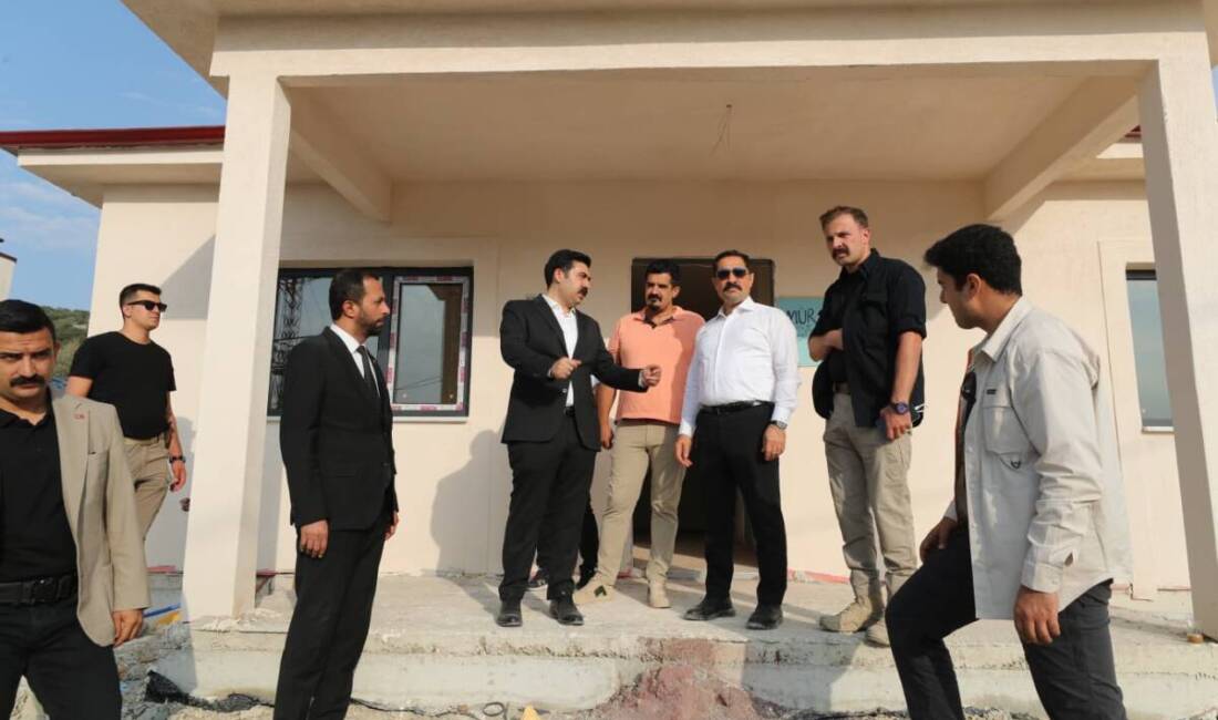 Hatay’ın Yayladağı ilçesinde, 6 Şubat depremlerinin ardından yapımına başlanan 53
