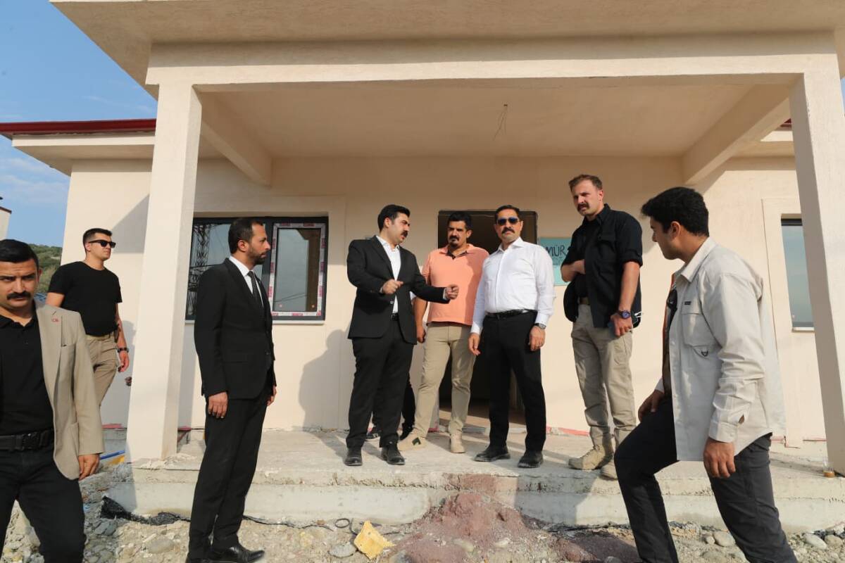 Hatay’ın Yayladağı ilçesinde, 6 Şubat depremlerinin ardından yapımına başlanan 53