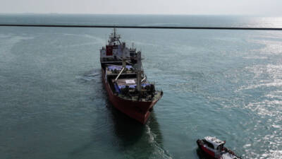 Türk Kızılay’ın Gazze’ye insani yardım malzemesi taşıyan 18’inci “İyilik Gemisi”,