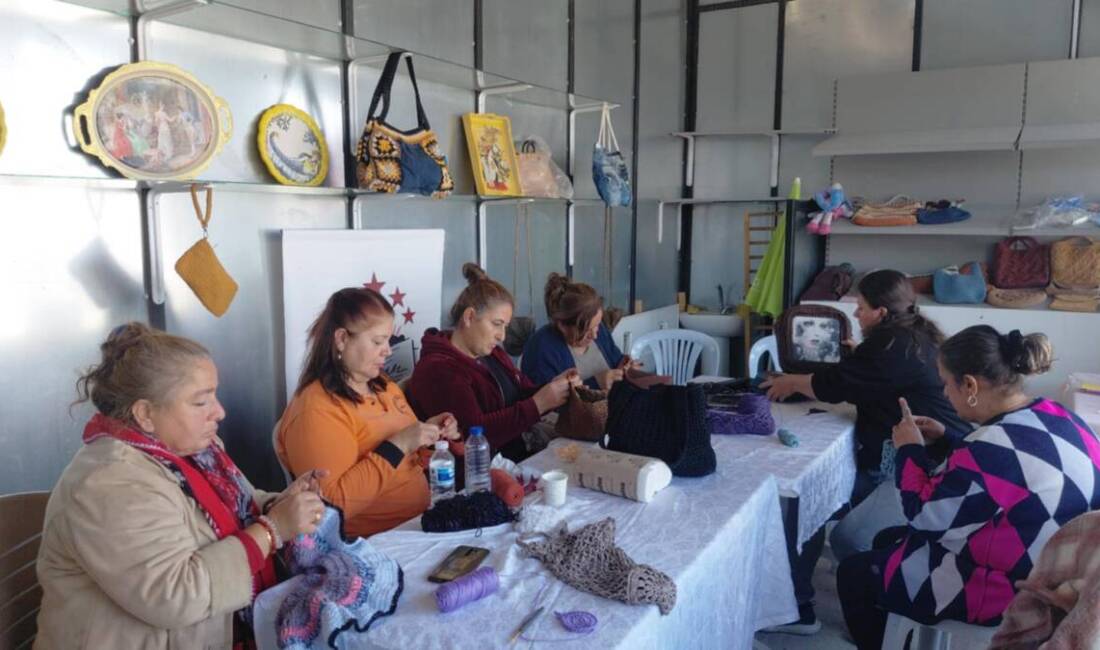 Samandağ Kaymakamlığı desteğiyle kurulan “El Emeği Göz Nuru Üretici Kadınlar