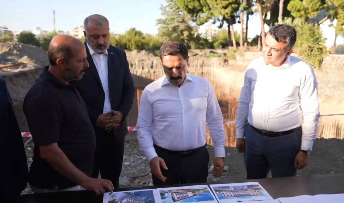 Hatay Valisi Mustafa Masatlı, Dörtyol ilçesi Numuneevler Mahallesi’nde yapımı devam