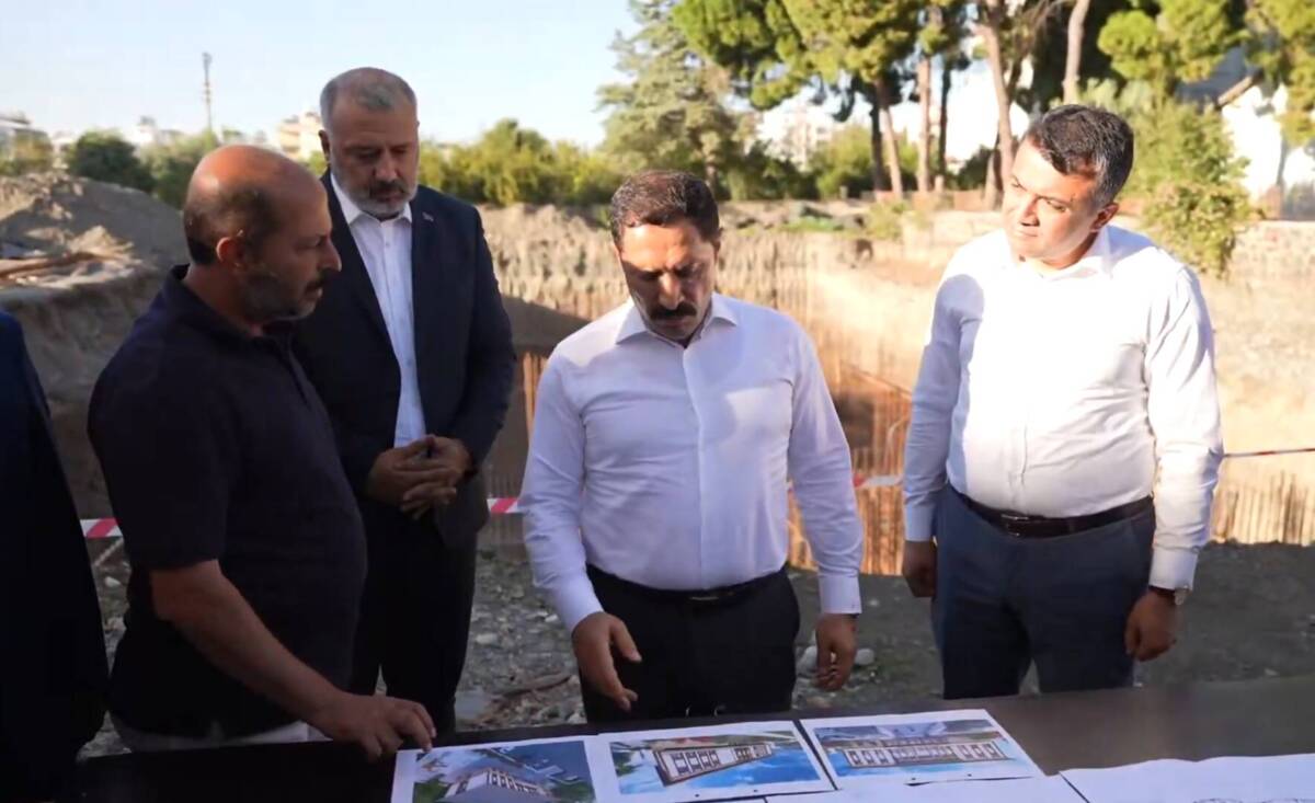Hatay Valisi Mustafa Masatlı, Dörtyol ilçesi Numuneevler Mahallesi’nde yapımı devam
