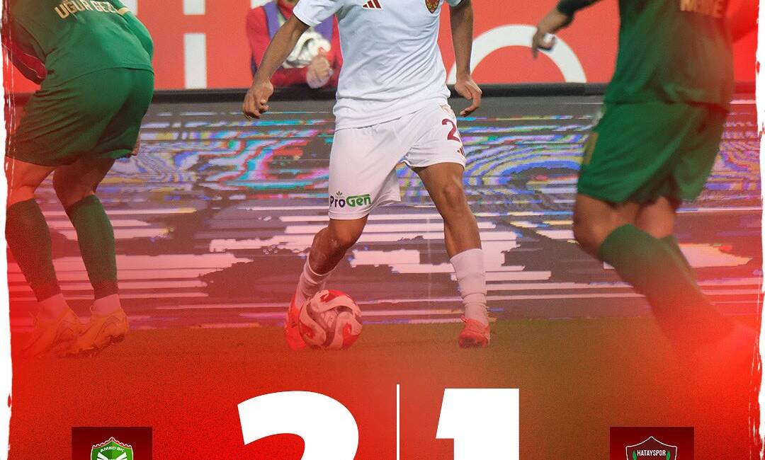 Trendyol 1. Lig’in 13. haftasında Amedspor, sahasında konuk ettiği Hatayspor’u